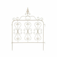 Wrought Iron Fence Expandable Garden Barrier Weather Resistant for Walkway