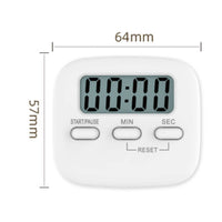 Countdown Timer Digital Clock LCD Display Magnetic Kitchen Timer Portable Cooking Timer Loud Beep Function Suitable for Cooking Study Workout