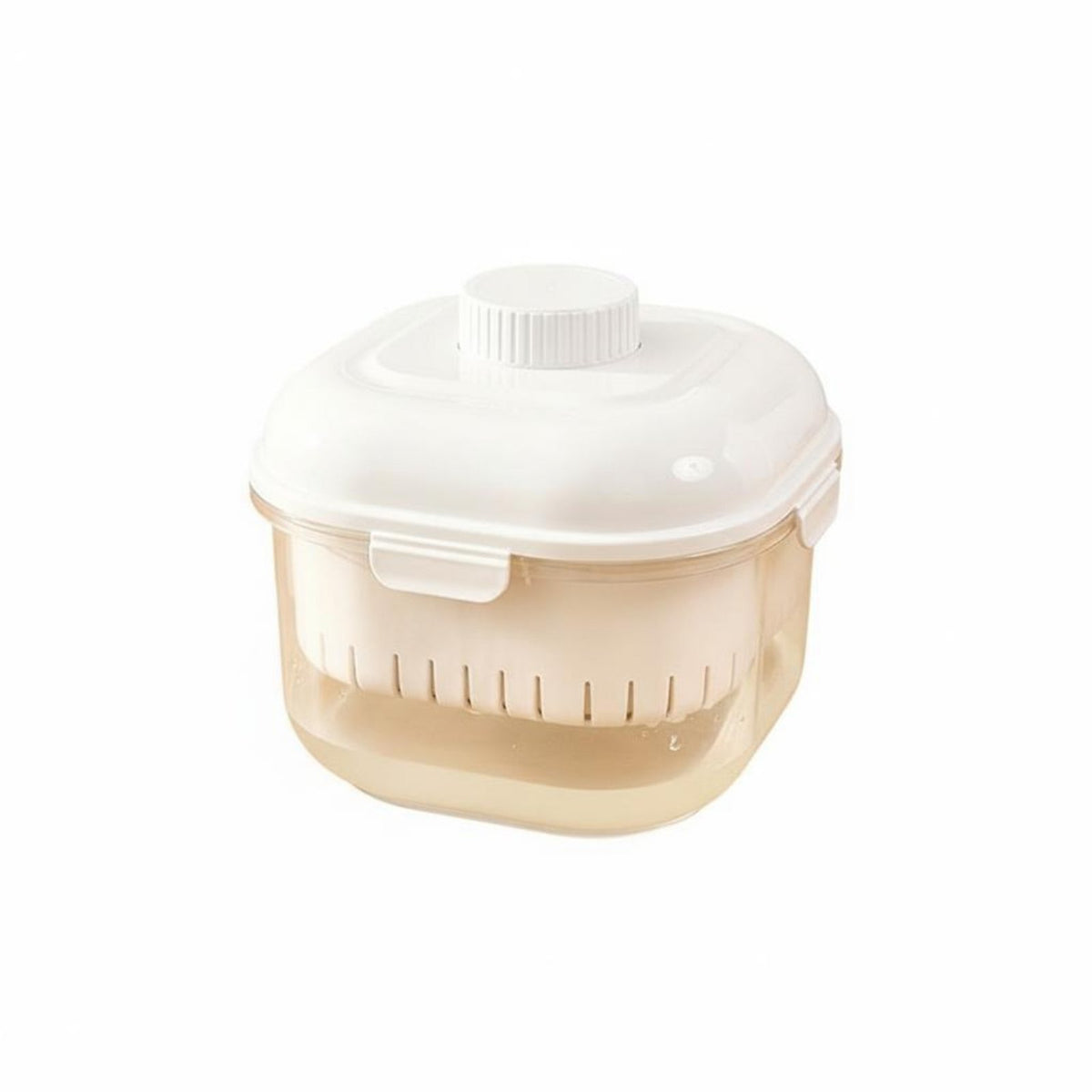 Greek Yogurt Maker Double Pressure System Yogurt Strainer Edible-Grade Material Grade Material Whey Straining Container for   Enthusiasts