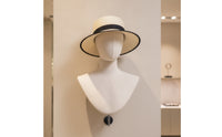 Wall-Mounted Mannequin Head Stand Mannequin with Wall Mount Stylish Hat Display Stand for Retail Store