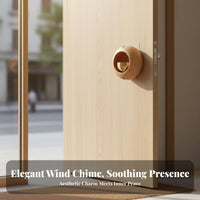 Brass Chime Door Tinkler No Drilling Required Entry Notification Tinkler Cling Door Notification Soft Harmonious Sound