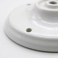 Ceiling Rose for Ceiling Lighting and Pendant Light Fitting, E27 Lamp Holder with Ceiling Plate, 250V Ceramic Porcelain, 210°C Heat Resistant