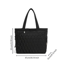 Tote Bag with Racket Sleeve Padded Tennis Tote Bag Padded Carryall for Pickleball Athletes, Gym