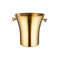 Stainless Steel Ice Bucket Thickened Stainless Steel Champagne Bucket Heavy Duty Large Capacity Beverage Chiller for Bar, Ktv