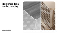 Portable Foldable Laptop Table Multi-Purpose Foldable Laptop Tray with Device groove Large Surface Lap Desk Lightweight for Students, Adults, Remote Workers, Dorm Room, Bedroom, Home Office, Sofa