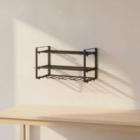 Wall-Mounted Power Tool Organizer 3 Layer Power Tool Organizer Wall Mount Easy Assembly Utility Rack with Shelves for Handymen