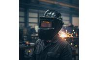 Auto-Darkening Metal-Joining Helmet Wide Field of View Auto Darkening Welder Visor Head-Mounted Metal-Joining Visor Heat