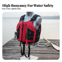 Kayaking Safety Vest Professionally Certified Rafting Flotation Vest Sports Flotation Vest Lightweight Design for Surfing