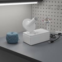 Low Voltage Safe USB Powered Yarn Winder Easy Assembly Electric Yarn Winder Time-Saving for Knitters, Crocheters