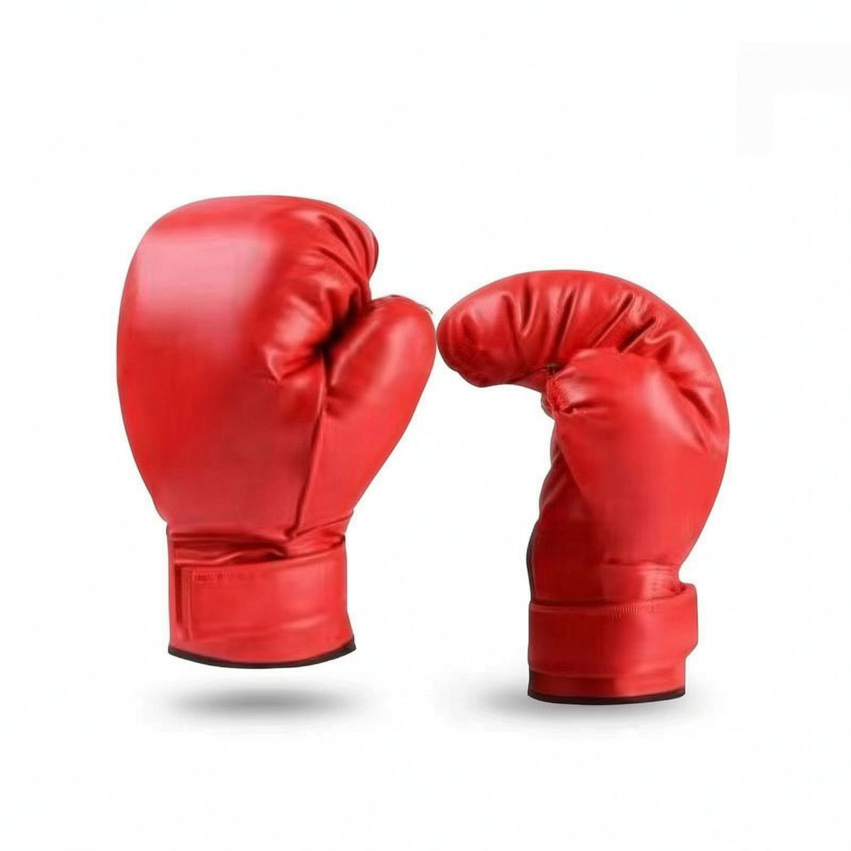 Slip-on Boxing Gloves Glossy Padded Multi-Layered for Sparring, Beginners, Kids