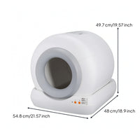 Anti-Leakage Fully Enclosed Automatic Litter Box Quiet Smart Cat Litter Box for Home