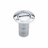 Watercraft Petrol Filler Cap Boat Water Container Inlet Stainless Steel Deck Fill Rust Resistant for Yacht Owners, RV, RVs