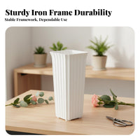 With casters Rolling Multimulti-tier floral Rack Floor-Standing Multimulti-tier plant display rack Space Saving Tiered Shelf Large Capacity for Plant Lovers, Apartment Dwellers, Balcony, Living Room, Outdoors, Indoors