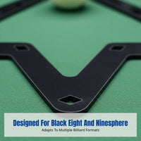 Billiard Rack Sheet, Positioning Sticker for Eight & Nine Ball, Non Soft Film, Cue Sports Accessory