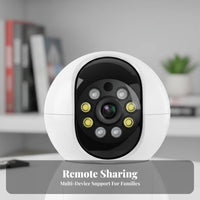 360 Degree WiFi Camera Indoor Pan Tilt Security Camera 2K Ready Full High Resolution Distant Mobile Entry for Parents, Office
