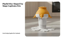 Anti-Choke Flow Pet Milk Feeding Bowl Suction Cup Base Multi-Nipple Pet Nurser Leak-Proof Lid for Kittens, Newborn Pets, Whelping Box