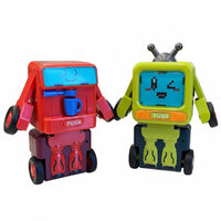 Rotate Change Collision Transforming Car No Battery Needed 2 in 1 Deformation Car Toy Sturdy ABS Material for Preschool, Indoor, Home