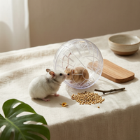 Clear Hamster Sphere Transparent Hamster Exercise Sphere Outdoor Use for Indoor