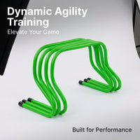 Football Speed Agility Hurdles, Soccer Training Hurdles, Basketball Agility Equipment, Track and Field Speed Hurdles, PVC Agility Hurdles with Strap