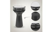 Turkish Aluminum Goblet Drum 8-Inch Goblet Drum with Tuning Key Textured Hand Drum with Wrench for Instrumentalists, Beginners