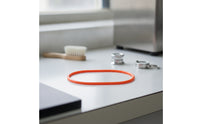 Rubber Sealing Loop Replacement Seal Sealing Loop Gasket Orange Leakproof for Machine Maintenance