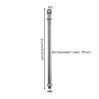 Push-Pull Rod Threaded Mechanical Linkage Assembly Rod with Terminal Fitting Adjustable for Machinists, Machinery, Repair Work