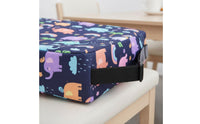 High-Density Foam Toddler Dining Seat Booster Non-Slip Toddler Booster Seat Lightweight Kids Chair Heightening Pad Ergonomic Design for Toddlers