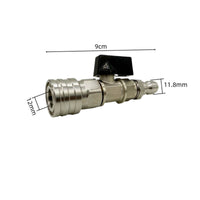 Sturdy Metal Build Pressure Washer Quick Coupler Washer Adapter Valve Leak Secure Connection High Pressure Hose Connector for Car Wash, Garage