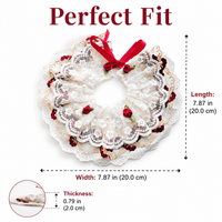 Reflective Cat Collars Quick Release, Floral Princess Puppy Collars with Breakaway Clasp, Comfortable Wear Pet Accessories