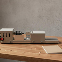 Polishing Mini Bead Making Machine Portable Size DIY Bead Lathe Adjustable 7 Speed Levels DIY Wood Lathe Multi-Functional for Craft Makers, Woodworkers, Home Workshop