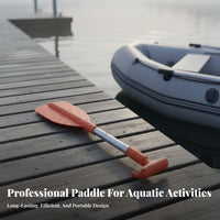 Telescopic Boat Paddle Reinforced Aluminum Alloy Paddle Lightweight Boat Oar for Boaters, Outdoor Enthusiasts, Kayaking, Lake, River