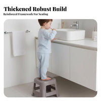 Hollowed-hollow Design Perforated Plastic Stool Non-Slip Footstool adaptable Household Utility sturdyDuty for Children, young children, Bathroom, Kitchen, Living Room, Bedroom