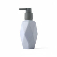 Ceramic Lotion Bottle, European Geometric Pump Dispenser, Foam Soap Container for Hotel, Guesthouse, Bathroom