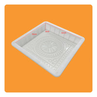 Floor Tile Mold Reusable Plastic Tile Mold Easy to Use