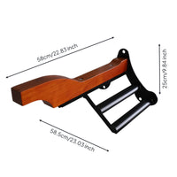 Wooden Saddle Rack Heavy Duty Saddle Display Rack Detachable Equestrian Storage for Stable, Riding School