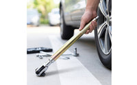 Long-Reach Ratchet Wrench Polished Chrome Ratchet Wrench with Textured Grip Non-Slip Tool Professional-Grade for Mechanics, Workshop