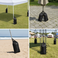 Outdoor Tent Canopy Sandbag Weights - Windproof Water-Filled Base for Advertising Signs & Umbrellas