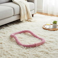 Gentle on Waist Weighted Flexible Exercise Hoop Calorie Calorie Reduction Soft Flexible Fitness Hoop Skin-Friendly Weighted Hula Circle Quiet Operation for Women, Beginners, Home Gym, Indoor