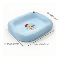 Pet Bed Dust Cover Soft Dog Bed Cover with Elastic Edge Lightweight for Living Room