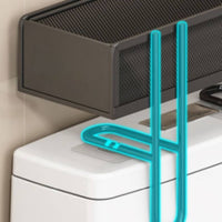 Large Capacity over-the-Toilet Storage Easy Assembly Toilet Cistern Topper Shelf Sturdy Bathroom Countertop Organizer Heavy Duty for Washroom