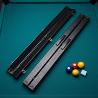 PU Leather Crocodile Pattern Cue Case Long-Lasting Billiard Cue Case Foam Padded Interior Chalk Compartments for Storage, Travel, Tournaments