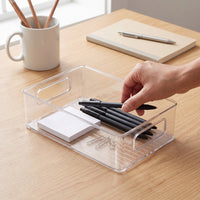 Stackable Acrylic Desktop Organizer Box for Jewelry and Cosmetics
