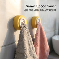 Sink and Kitchen Hook for Dish Cloth Holder, Single Bathroom Towel for Hand No-Drill and No-Screw for Easy Setup