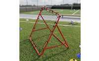 Foldable Soccer Rebound Net with Metal Frame Portable Soccer Rebound Net Adjustable for Backyard