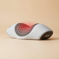 Great Gift Idea Electric Neck Massage Pillow Soothing Heat Heated Neck Massage Pillow Ergonomic Design Personal Care Appliance for Parents, Elderly, Office Workers, Bedtime