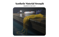Waterproof Material Water Rescue Rope Lightweight Floating Lifesaving Rope Portable for Lifeguards, Swimmers, Boating, Pools, Camping