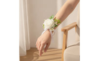 Wrist Corsage with Pearl Bracelet Decorative Wristlet Accessory Lightweight for Bridesmaids, Weddings, Prom
