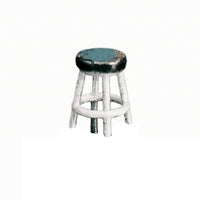 Artisanal 1:64 Chair Model Silver-Toned Resin Chair Model for Display