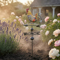 Metal Weathercock Weather Vane Distressed Weathercock Weather Vane Antique Style Outdoor Decor
