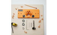 35mm Hinge Jig Easy to Use 35mm Concealed Hinge Jig Instant Grip Fixture Carpentry Hole Punch for DIY Enthusiasts, Furniture Making